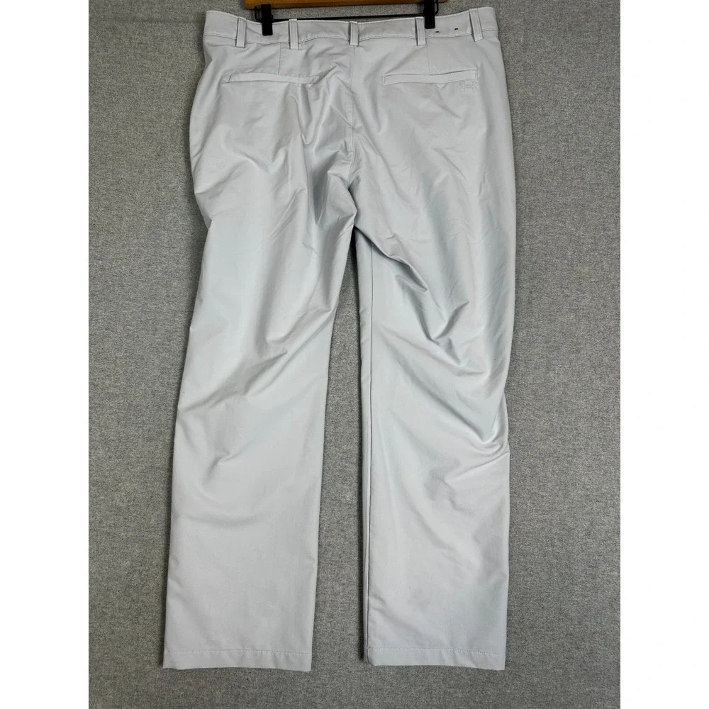 Under Armour Matchplay Tapered Golf Pants Mens 40x32 Gray Performance Stretch